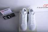 Alexander McQueen Black Velvet Oversized White Black 553680WHGP59061