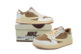 Travis Scott x Air Jordan 1 Low OG Sail Shy Pink DM7866-106