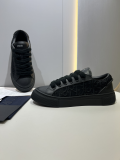 Di*r  B33 Sneaker Black Smooth Calfskin Oblique Raised Embroidery 3SN303ZYQ_H900