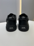 Di*r  B33 Sneaker Black Smooth Calfskin Oblique Raised Embroidery 3SN303ZYQ_H900