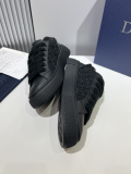 Di*r  B33 Sneaker Black Smooth Calfskin Oblique Raised Embroidery 3SN303ZYQ_H900