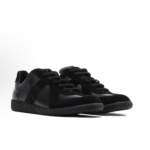 Maison Margiela Cowhide sneakers for men black S57WS0236P1897900