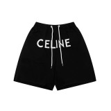 CELINE Celine SS22 Colorblock Letter Logo Print Lace-Up Shorts Men's 2Z156670Q-01OB