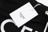 CELINE Celine SS22 Colorblock Letter Logo Print Lace-Up Shorts Men's 2Z156670Q-01OB