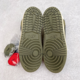 Travis Scott x Air jordan 1 Low OG Olive DZ4137-106