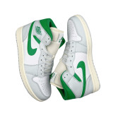 Air Jordan 1 Mid White Pure Platinum Pine Green DQ8423-142