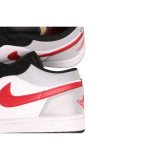 Air Jordan 1 Low White Black Gray Red HF3148-106: A Stylish Sneaker Overview