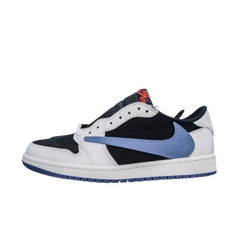 Travis Scott x Jordan Air Jordan 1 Low OG White Black Blue DM7866-040