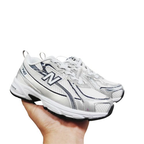 New Balance 740 Kids Sneaker White Gray Silver