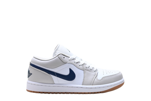 Air Jordan 1 Low Midnight Navy Neutral Grey 553558-146