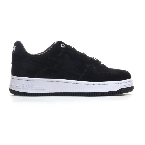 A Bathing Ape Bape Sta Black Suede 1H70191004