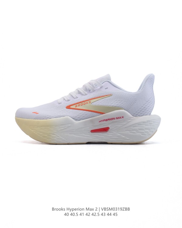 Brooks Hyperion Max 2 WhitePeachCoral 120423 1B 173