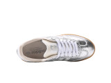 Adidas Samba OG Silver Metallic Cracked Leather JR0035