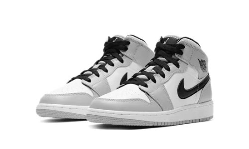 Jordan 1 Mid Light Smoke Grey     554724-092