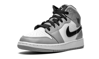 Jordan 1 Mid Light Smoke Grey     554724-092