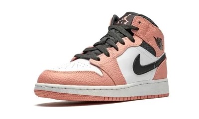 Jordan 1 Mid Pink Quartz    555112-603