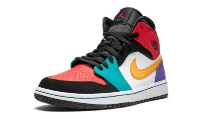 Jordan 1 Mid Bred Multi-Color   554724-125