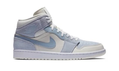 Jordan 1 Mid Mixed Textures Blue  DA4666-100