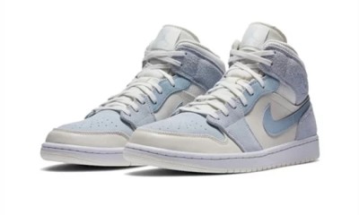 Jordan 1 Mid Mixed Textures Blue  DA4666-100