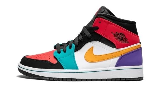 Jordan 1 Mid Bred Multi-Color   554724-125