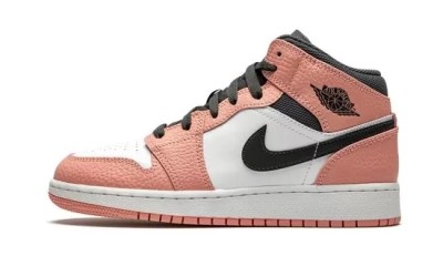 Jordan 1 Mid Pink Quartz    555112-603