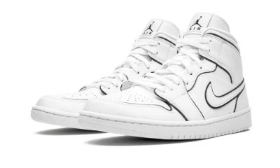 Jordan 1 Mid Iridescent Reflective White (W)      CK6587-100