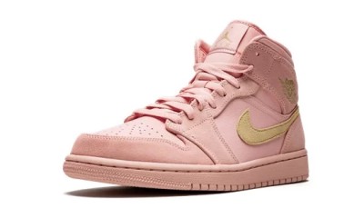 Jordan 1 Mid Coral Gold      852542-600