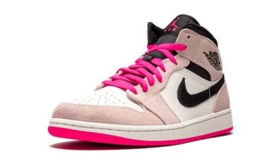 Jordan 1 Mid Crimson Tint   852542-801