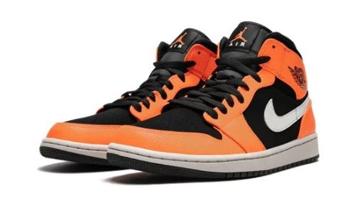 Jordan 1 Mid Black Cone   554724-062