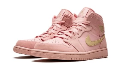 Jordan 1 Mid Coral Gold      852542-600