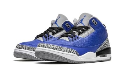 Jordan 3 Retro Varsity Royal Cement    CT8532-400