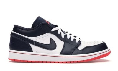 Jordan 1 Low Obsidian Ember Glow      553558-481