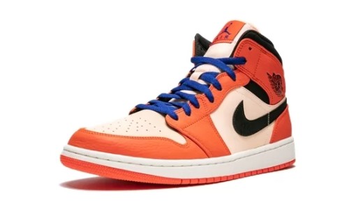 Jordan 1 Mid Team Orange Black      852542-800