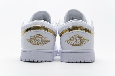 Jordan 1 Low White Metallic Gold（W）       CZ4776-100