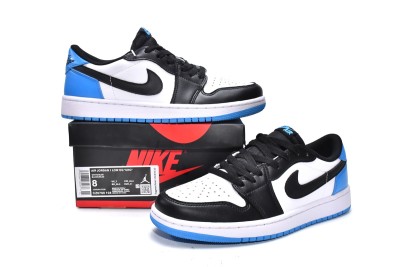 Jordan 1 Retro Low OG Black Dark Powder Blue    CZ0790-104