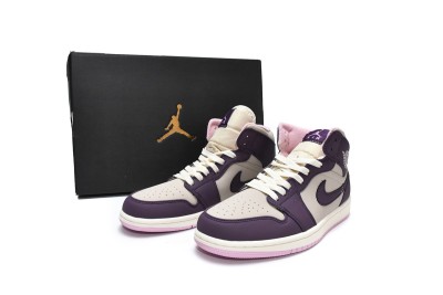 Jordan 1 Mid Pro Purple Desert Sand (GS)        555112-500