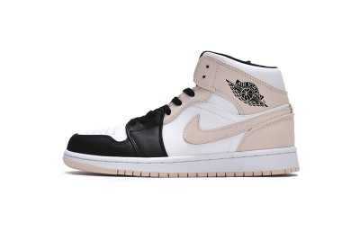 Jordan 1 Mid Arctic Orange Black Toe      554724-133