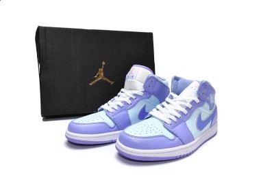 Jordan 1 Mid Purple Aqua       554724-500