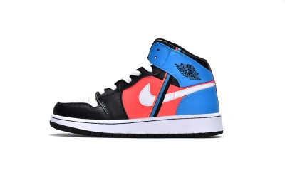 Jordan 1 Mid Tri Color Ribbons (GS)      CV4891-001