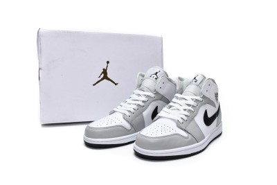 Jordan 1 Mid Light Smoke Grey (W)          BQ6472-015