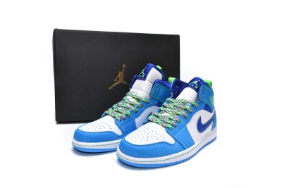 Jordan 1 Mid SE Sprite Blue (GS)         DA8010-400