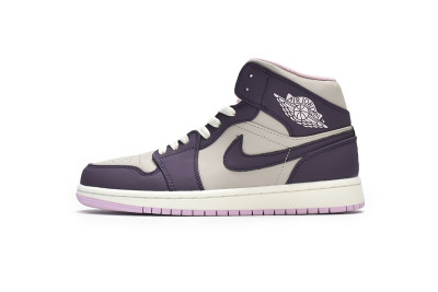 Jordan 1 Mid Pro Purple Desert Sand (GS)        555112-500