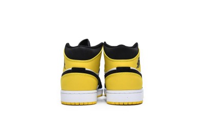 Jordan 1 Mid Yellow Toe Black       852542-071