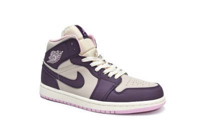 Jordan 1 Mid Pro Purple Desert Sand (GS)        555112-500