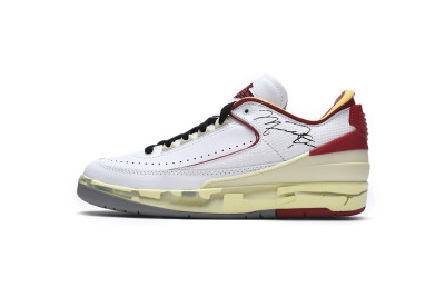 Jordan 2 Retro Low SP Off-White White Red     DJ4375-106