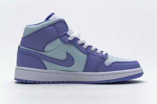 Jordan 1 Mid Purple Aqua (GS)      554725-500