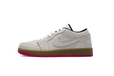 Jordan 1 Low White Gum Hyper Pink       553558-119