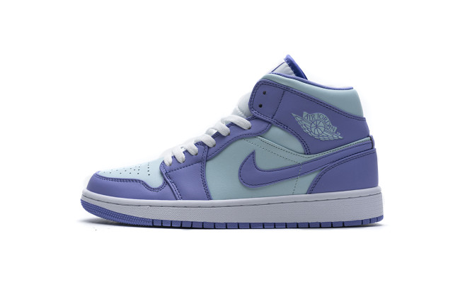 Jordan 1 Mid Purple Aqua (GS)      554725-500