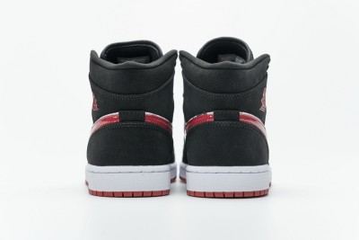 Jordan 1 Mid Newspaper Air Times       852542-061