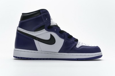 Jordan 1 Retro High Court Purple White       555088-500